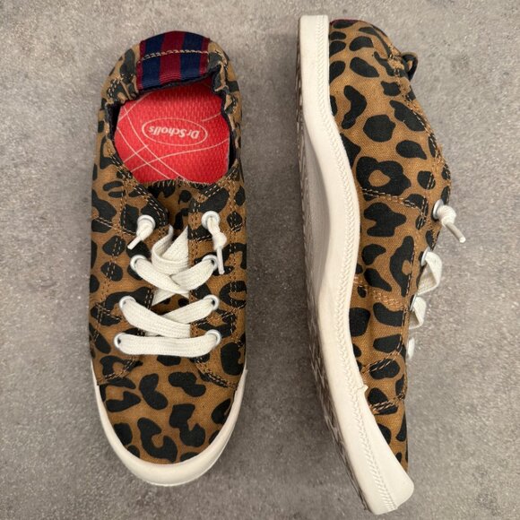 Dr. Scholl's 8.5 Brennen Slip On Sneakers Leopard Animal Cheetah Scholls Shoes - Picture 3 of 16
